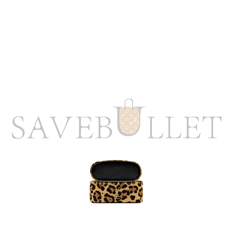 YSL GABY HORSEHAIR-EFFECT LEATHER COSMETIC BAG 798098AAE6T2490 (18*11*6.5cm) YSL GABY HORSEHAIR-EFFECT LEATHER COSMETIC BAG 798098AAE6T2490 (18*11*6.5cm)